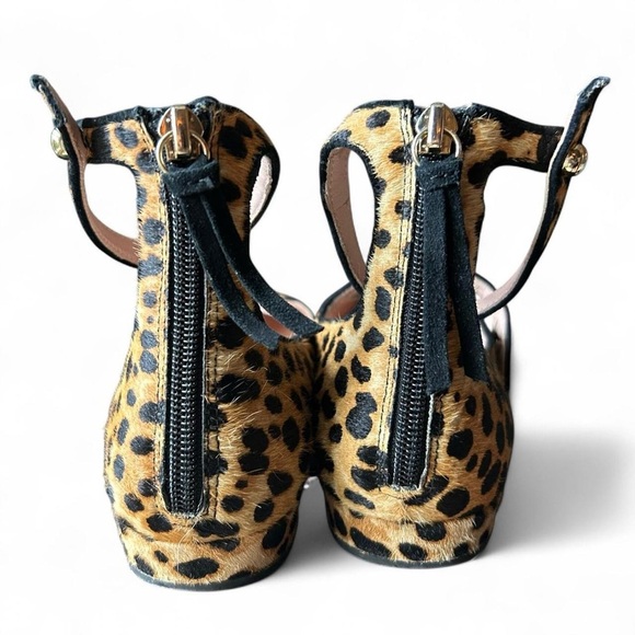 J.Crew Collection Leopard print |  Calf Hair | Ballet Flats | Sz 8 🐆 - Picture 4 of 8